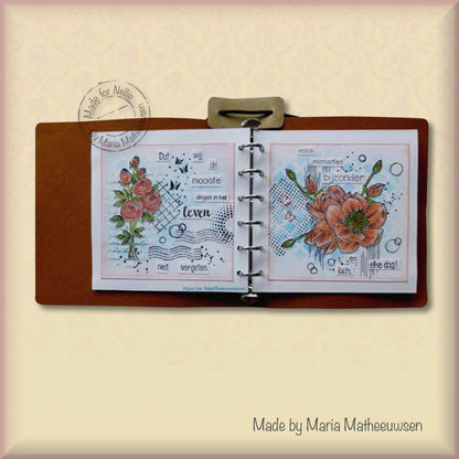 Nellie's Choice Nellie's Bullet Journal Tampons Transparents Motifs-1