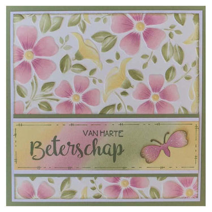 Nellie's Choice 6 x 6 3D Embossing Folder Flowers 3