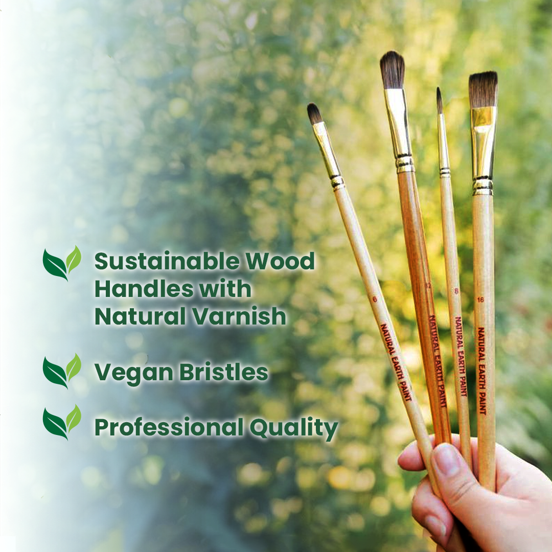 Ensemble d'applicateurs de maquillage écologiques