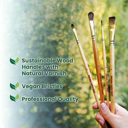 Ensemble d'applicateurs de maquillage écologiques