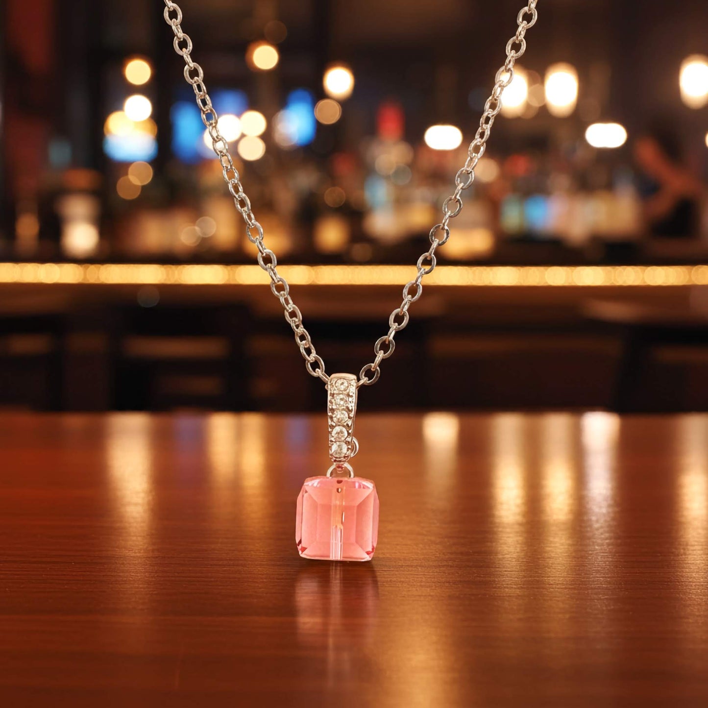 Radiant Cut Solitaire Pendant Necklace - Dazzling Minimalist Jewelry