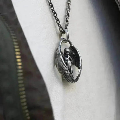 New Angel Wings Personality Pendant Necklace For Men