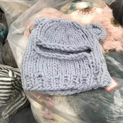 Nouveau bonnet en tricot oreilles d'ours