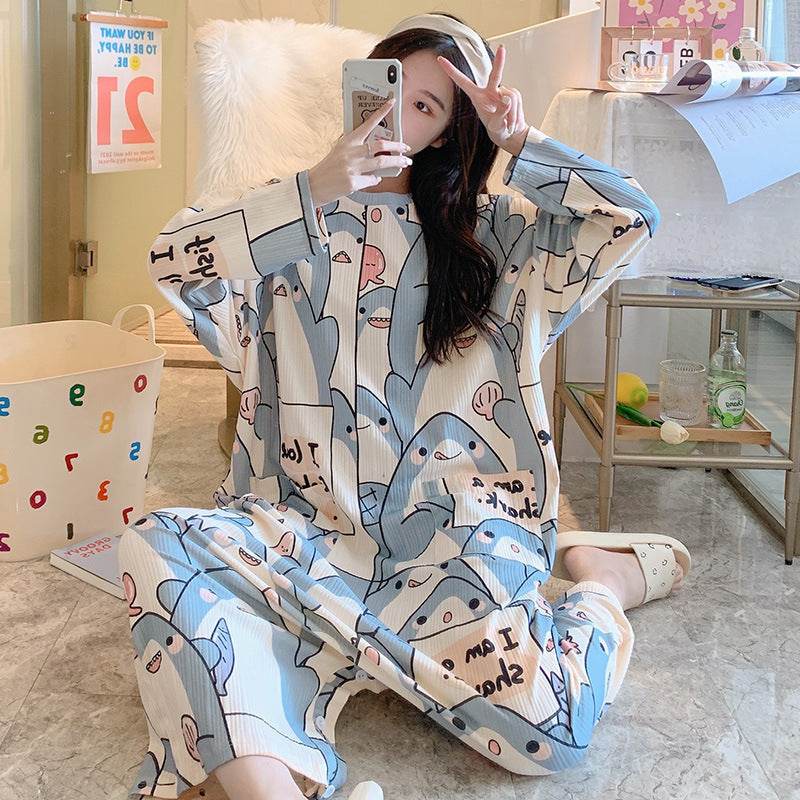 Nouveau pyjama une pièce à manches longues pour femme