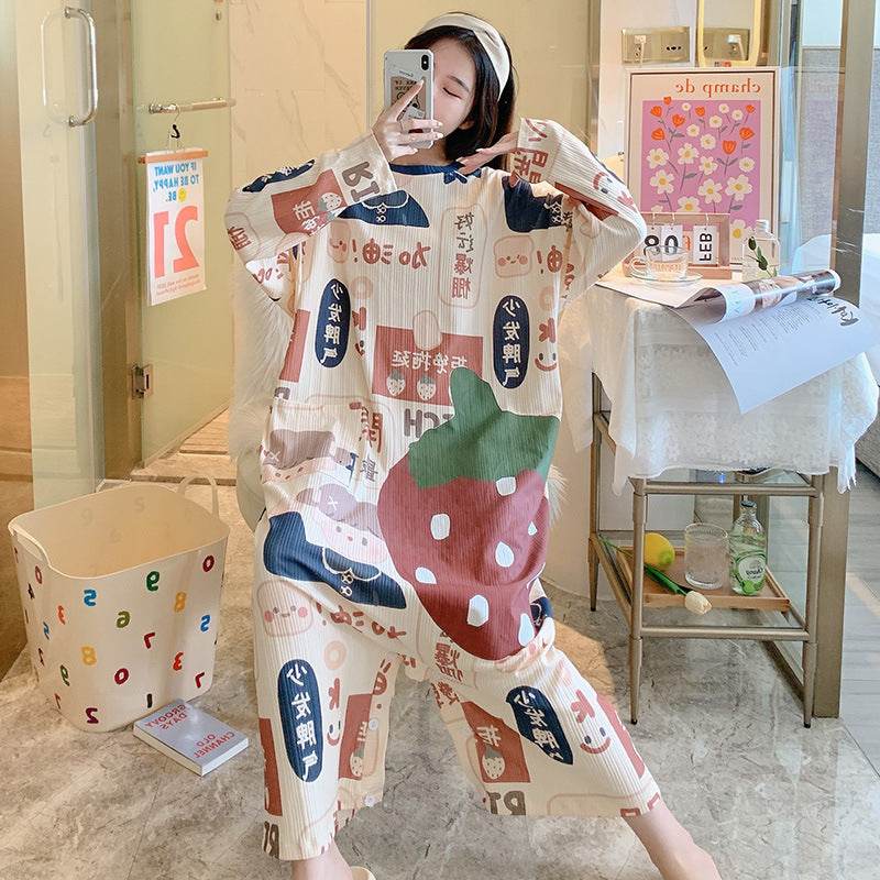 Nouveau pyjama une pièce à manches longues pour femme