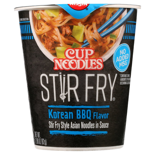 Nissin Cup Noodles, saveur BBQ Coréen, 82g