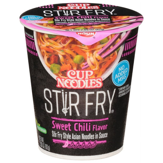 Nouilles en Coupe Nissin, saveur Piment Doux Sauté, 82g
