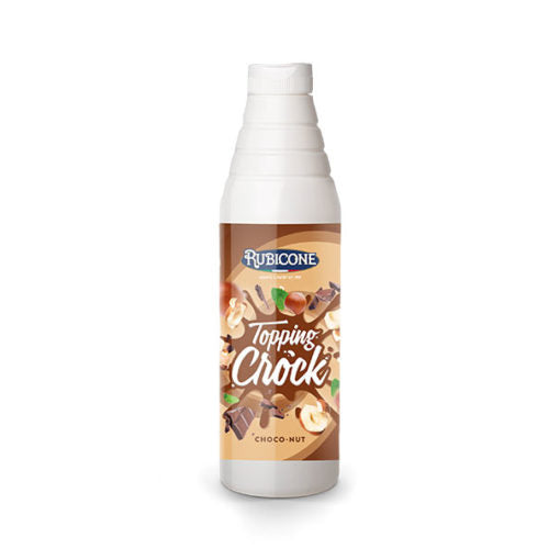 Pecan Nut Topping with Pieces - 1 KG Squeeze Bottle - Pecan Nut Crock Topping - Rubicone Canada - Ships Free Within Canada on Orders Above CAD $199