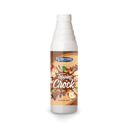 Pecan Nut Topping with Pieces - 1 KG Squeeze Bottle - Pecan Nut Crock Topping - Rubicone Canada - Ships Free Within Canada on Orders Above CAD $199