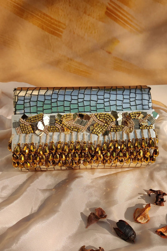POCHETTE DE SOIRÉE NOORIE GOLD