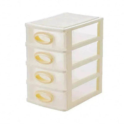 Nordic Style Transparent Multi-layer Drawer Plastic Storage Box Women Girls Bedroom Desktop Cosmetic Boxes Jewelry Organizer New