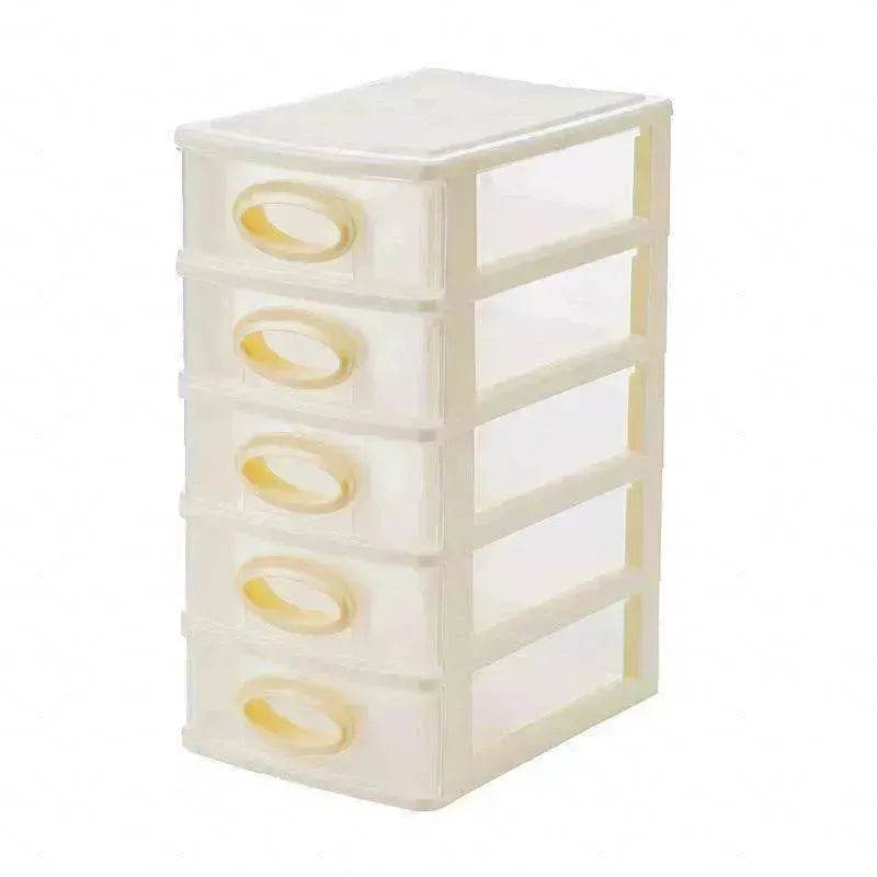 Nordic Style Transparent Multi-layer Drawer Plastic Storage Box Women Girls Bedroom Desktop Cosmetic Boxes Jewelry Organizer New