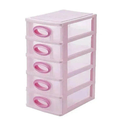 Nordic Style Transparent Multi-layer Drawer Plastic Storage Box Women Girls Bedroom Desktop Cosmetic Boxes Jewelry Organizer New