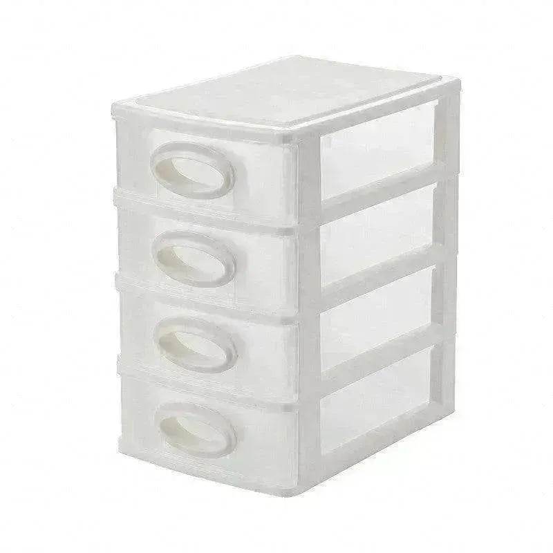 Nordic Style Transparent Multi-layer Drawer Plastic Storage Box Women Girls Bedroom Desktop Cosmetic Boxes Jewelry Organizer New