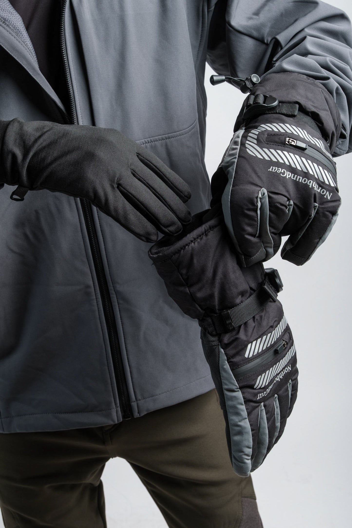 Gants 3-en-1 Defender avec écran tactile