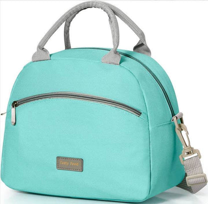 Women Portable Fashion Insulated Work Lunch Bag Handbag