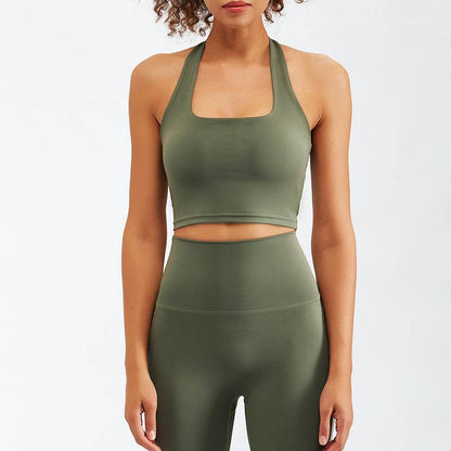 2pcs set Nude Feel Workout Outfit set Gym Clothes for women