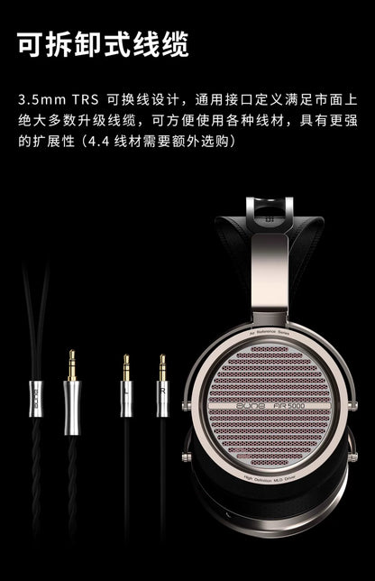 Aune AR5000 Glass Earphones Head Mounted HiFi Fever Stereo Esports Game Monitoring Computer Dynamic