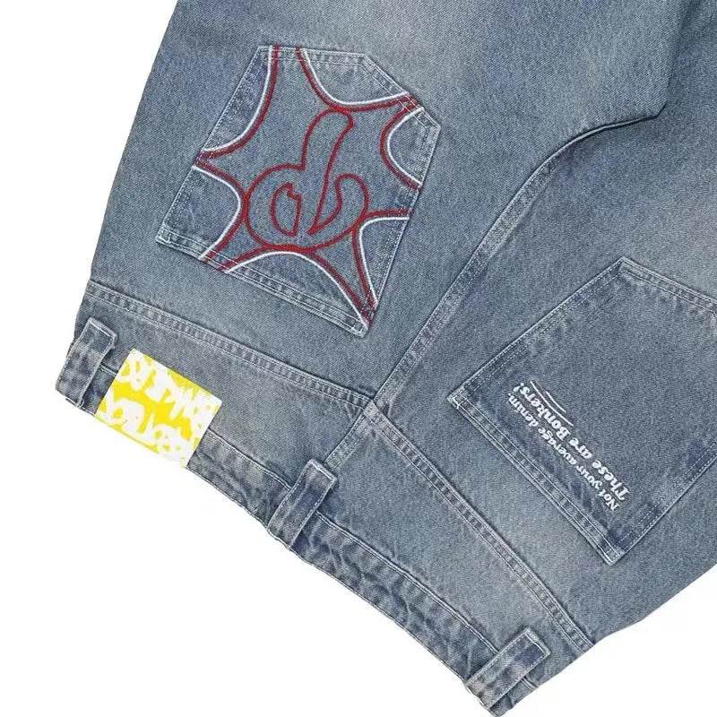 New Hip-hop Fashion Baggy Jeans Pant For Men And Women
