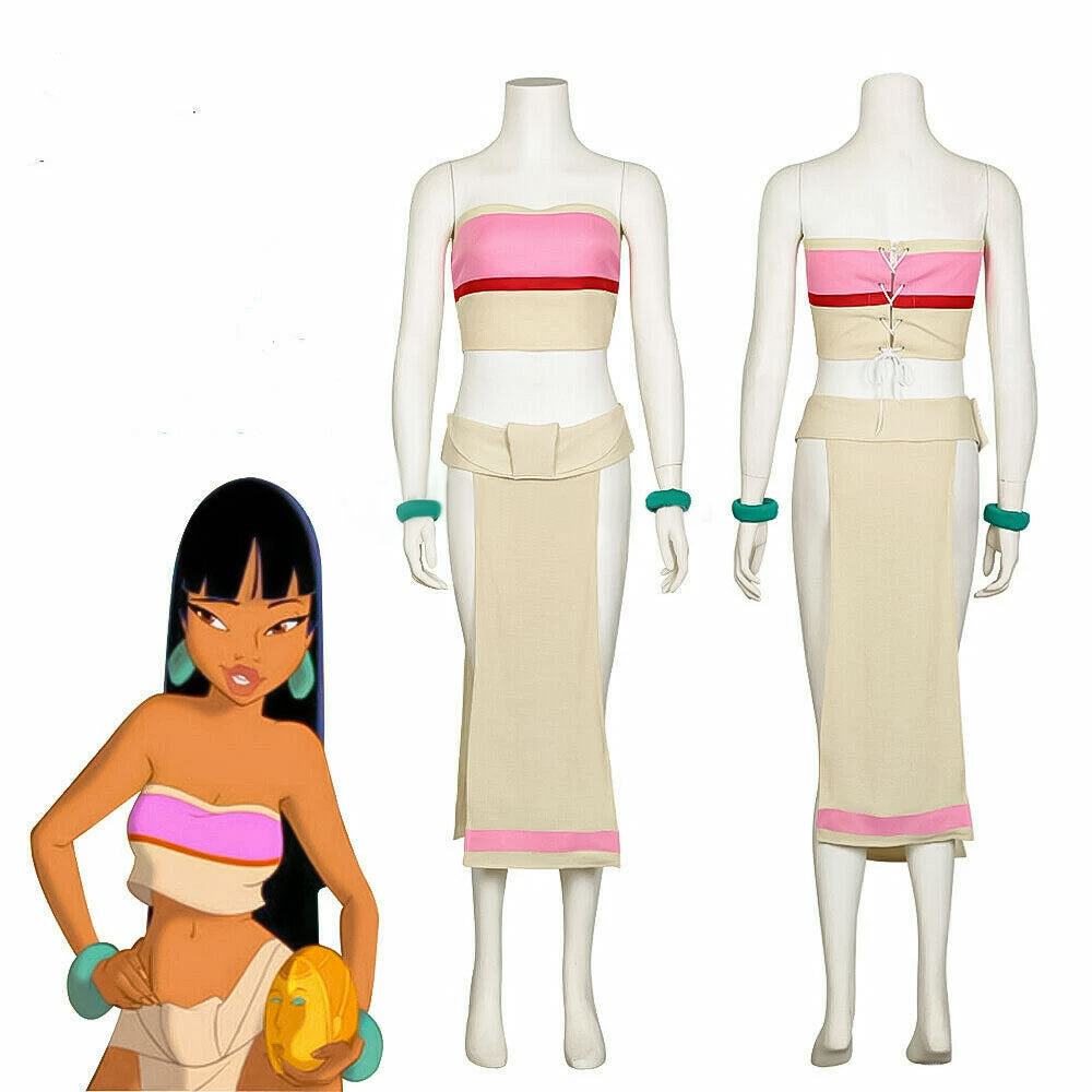 Film de dessin animé El Dorado Chel Cosplay Costume Chel Tenue The Road Chel Pour la fête d'Halloween Adultes Femmes Fille Paop