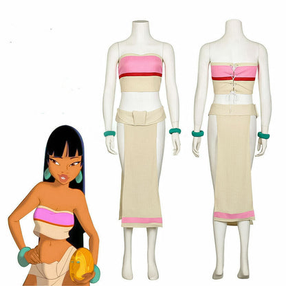 Film de dessin animé El Dorado Chel Cosplay Costume Chel Tenue The Road Chel Pour la fête d'Halloween Adultes Femmes Fille Paop