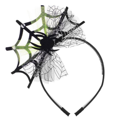 Lace Spider Web Hair-hoop Headband Halloween Ghost Festival