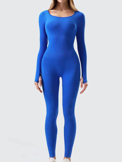 Yoga Jumpsuit & Workout Clothes Slim Thread Long Sleeve Yoga Jumpsuit