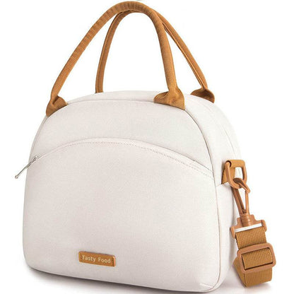 Women Portable Fashion Insulated Work Lunch Bag Handbag