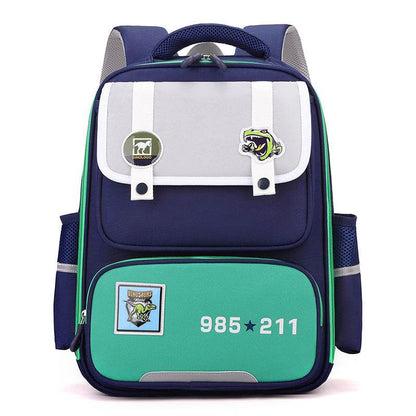 Children's Schoolbag British Style Lightweight And Wear-resistant