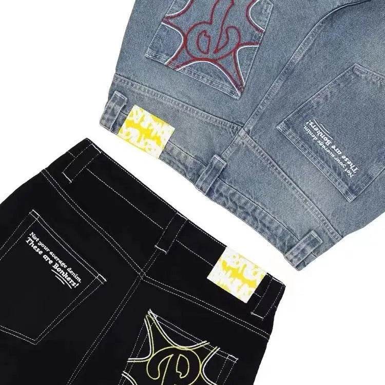New Hip-hop Fashion Baggy Jeans Pant For Men And Women