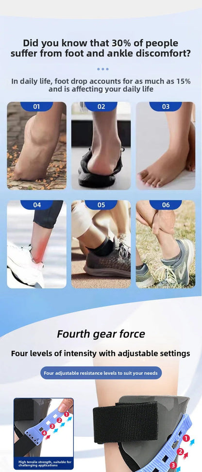Correction de l'hémiplégie des accidents vasculaires cérébrales et de la Fixation de l'articulation de la cheville avec dispositif d'orthèse de chute de pied pour la Correction de Valgus d'inversion