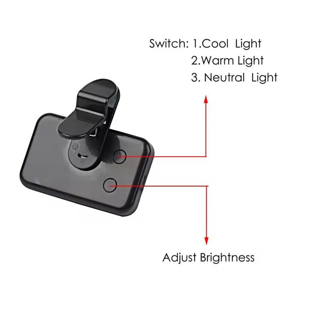 Mini flash pour téléphone portable, lumières pour Selfie, rechargeables, 3 Modes de luminosité, Clip réglable pour ordinateur portable, lumière de remplissage pour téléphone portable