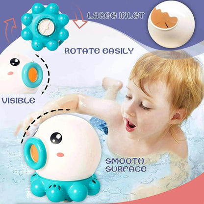 Octopus Fountain Bath Toy: Fun Water Sprinkler