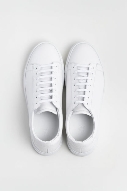 Off White Calfskin Città Sneaker