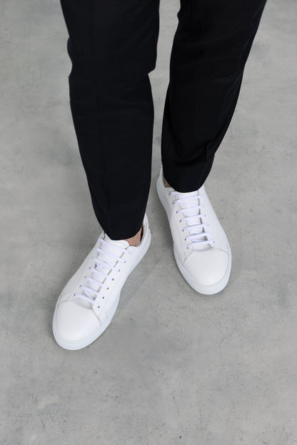 Off White Calfskin Città Sneaker