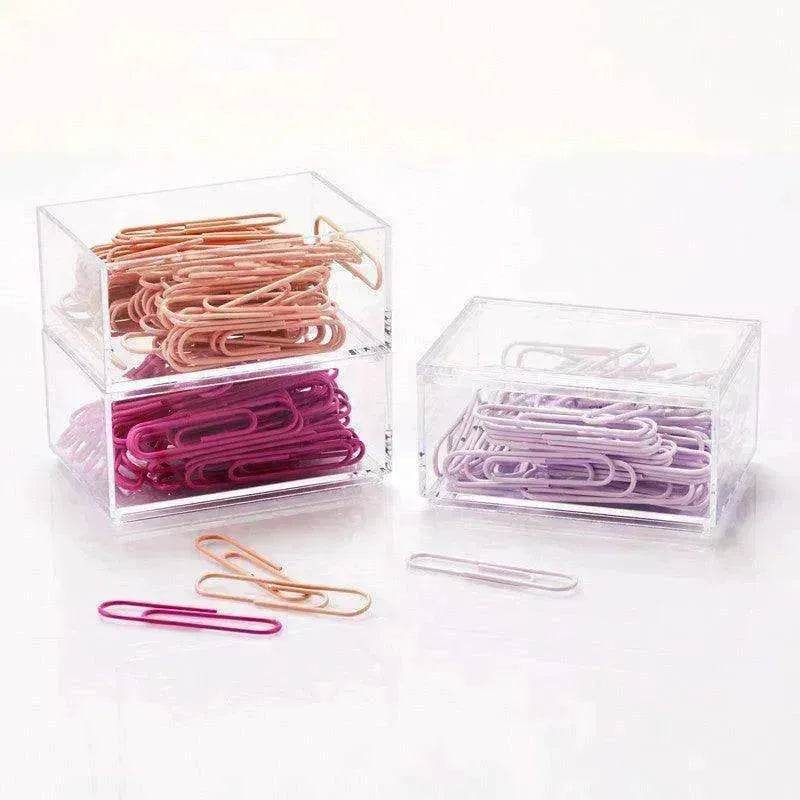 Trombones de couleur pour le bureau