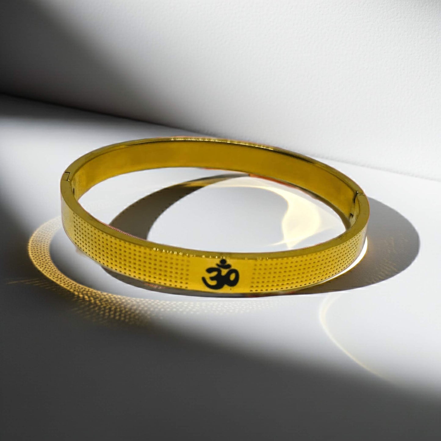 18K Gold plated OM Bangle | Hindu Bangle