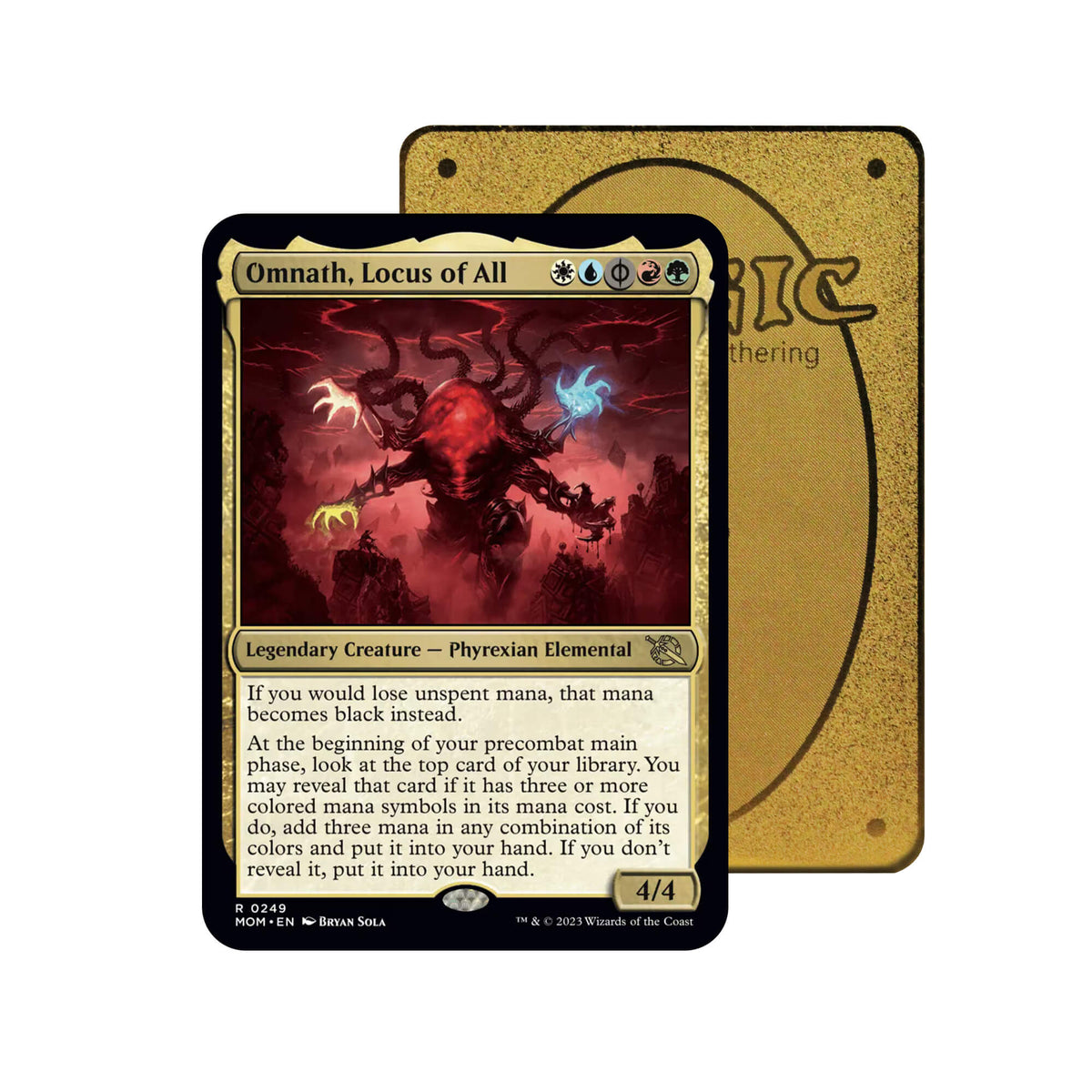 Omnath, Locus of Creation Metal Orica Card