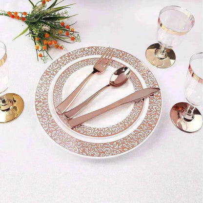 One-time Plastic Tableware, Including 90 Forks, 90 Knives And 90 Spoons