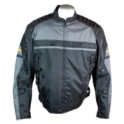 Open Road Men's Armored Textile Motorcycle Jacket