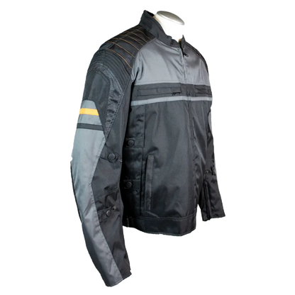 Open Road Men's Armored Textile Motorcycle Jacket