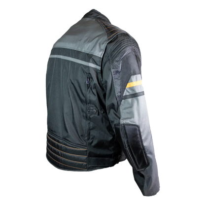 Open Road Men's Armored Textile Motorcycle Jacket