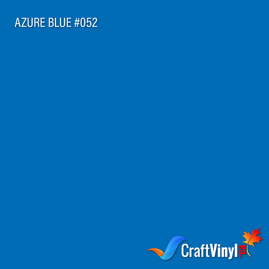 Oracal 651 Glossy Azure Blue Vinyl #052