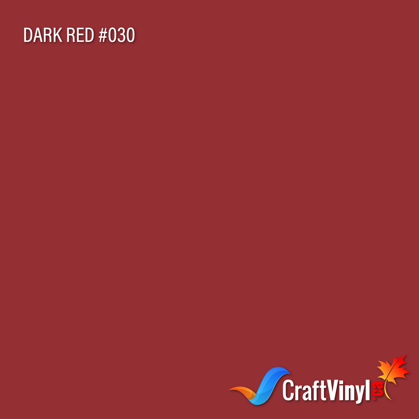 Vinyle brillant Oracal 651 rouge foncé #030