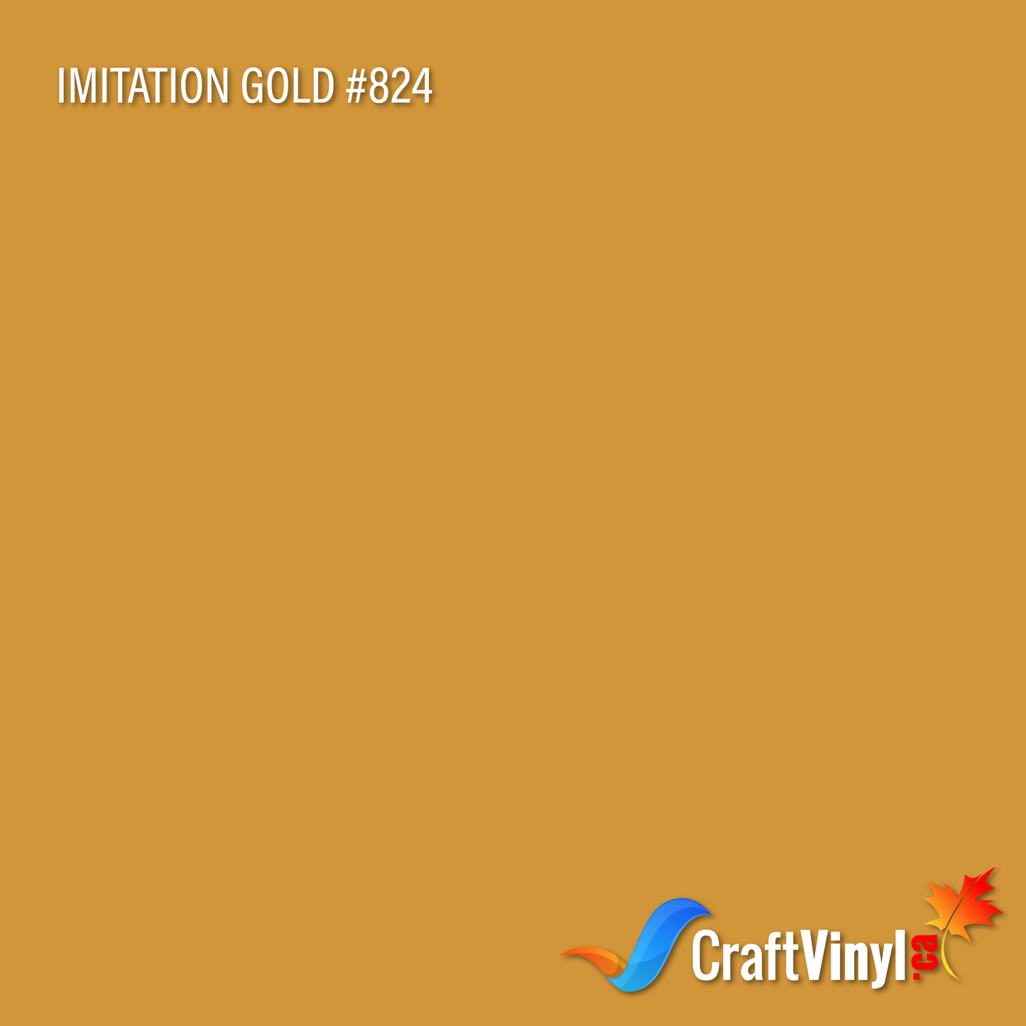 Oracal 651 Glossy Imitation Gold Vinyl #824