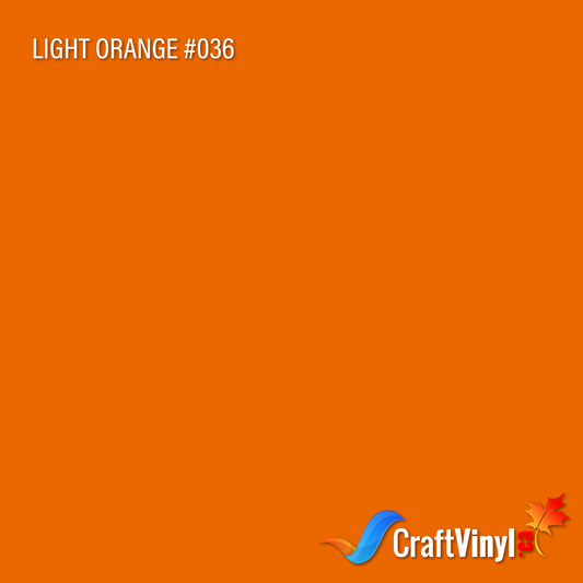 Oracal 651 Glossy Light Orange Vinyl #036