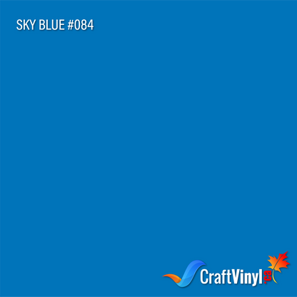 Vinyle Oracal 651 Brillant Bleu Ciel #084