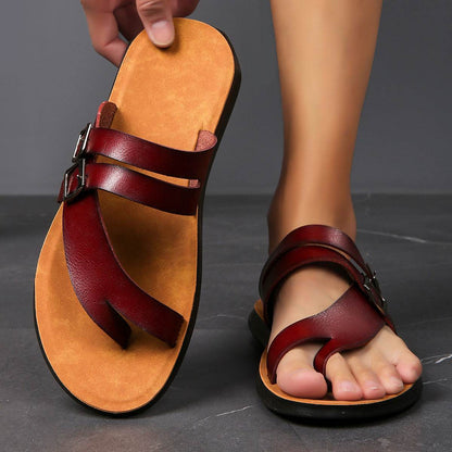 Tongs à fond plat pour femme, antidérapantes, pour salle de bain et plage
