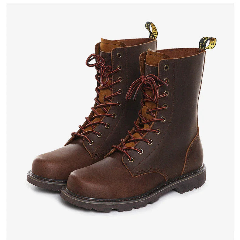 Bottes Martin montantes de moto pour l'extérieur