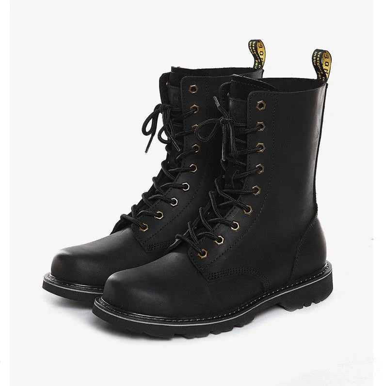 Bottes Martin montantes de moto pour l'extérieur